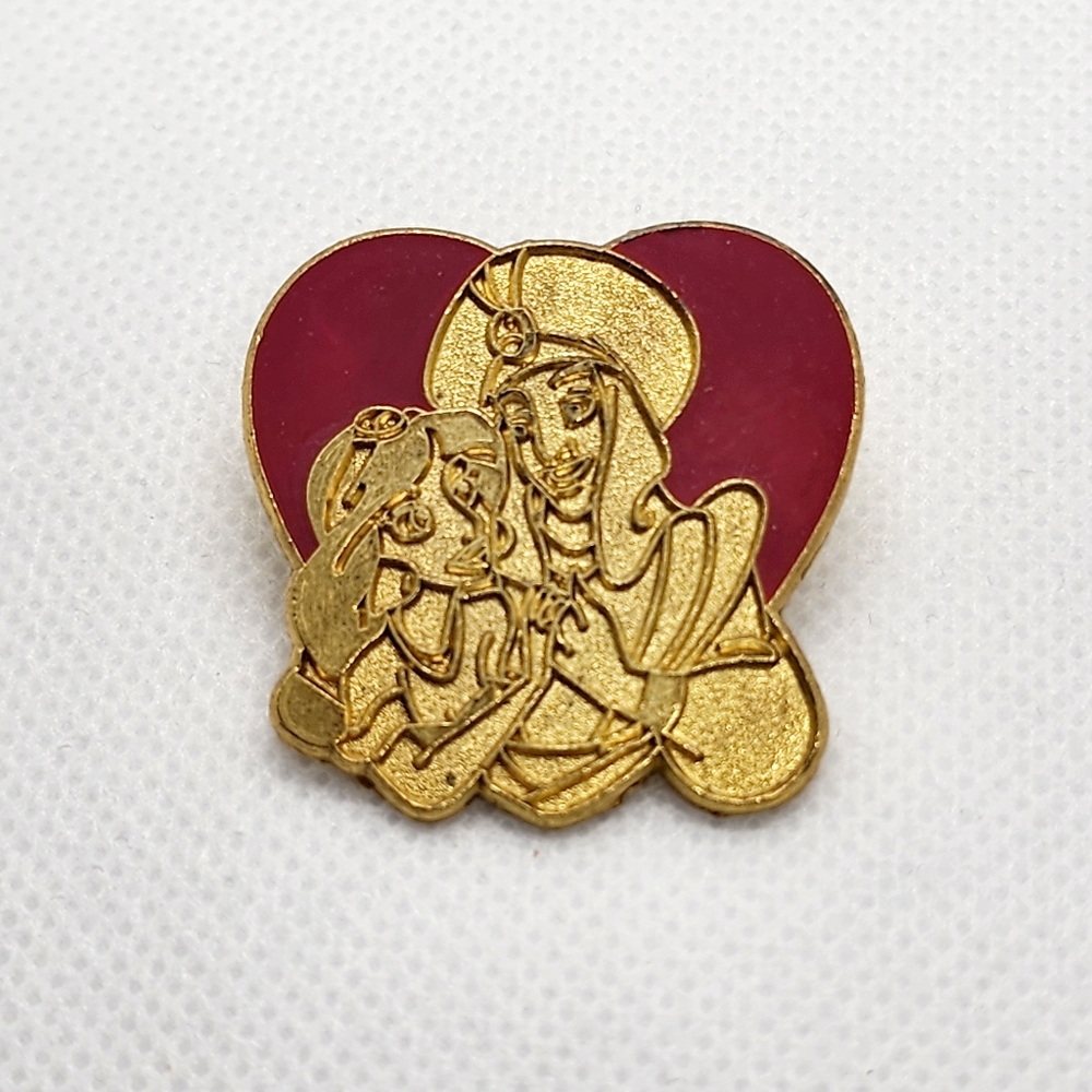 🌺 5/$25‎ Disney Aladdin And Jasmine Couples In Heart Series Trading Pin